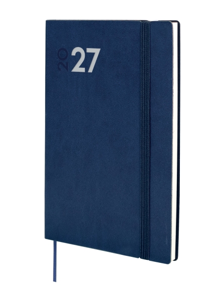 Finocam Dynamic Mara Agenda Profesional - Anual 2027 - Semana Vista Vertical - Formato Y10 - 140x204mm - Goma Elastica - Tapa Blanda de PU - Esquinas Microperforadas - Papel de 80g/m2 - Color Azul Finocam Dynamic Mara Agenda Profesional - Anual 2027 - Semana Vista Vertical - Formato Y10 - 140x204mm - Goma Elastica - Tapa Blanda de PU - Esquinas Microperforadas - Papel de 80g/m2 - Color Azul