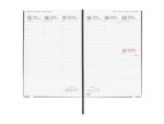 Finocam Dynamic Mara Agenda Profesional - Anual 2027 - Semana Vista Vertical - Formato Y10 - 140x204mm - Goma Elastica - Tapa Blanda de PU - Esquinas Microperforadas - Papel de 80g/m2 - Color Negro - immagine 2