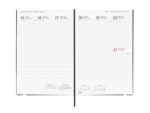 Finocam Dynamic Mara Agenda Profesional - Anual 2027 - Semana Vista Vertical - Formato Y11 - 165x240mm - Goma Elastica - Tapa Blanda de PU - Esquinas Microperforadas - Papel de 80g/m2 - Color Negro - immagine 2