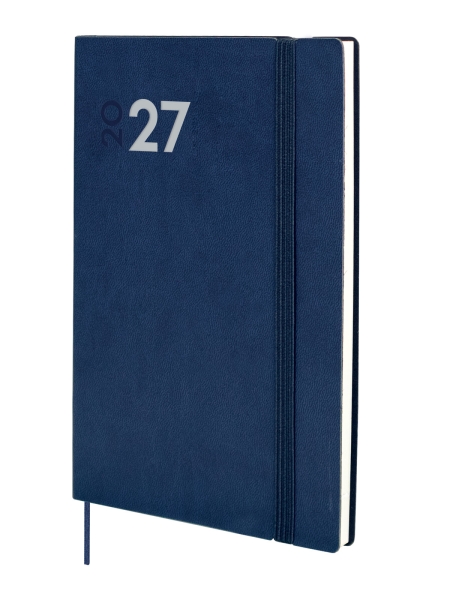 Finocam Dynamic Mara Agenda Profesional en Catalan - Anual 2027 - Semana Vista Vertical - 165x240mm - Goma Elastica - Tapa Blanda de PU - Esquinas Microperforadas - Papel de 80g/m2 - Color Azul Finocam Dynamic Mara Agenda Profesional en Catalan - Anual 2027 - Semana Vista Vertical - 165x240mm - Goma Elastica - Tapa Blanda de PU - Esquinas Microperforadas - Papel de 80g/m2 - Color Azul