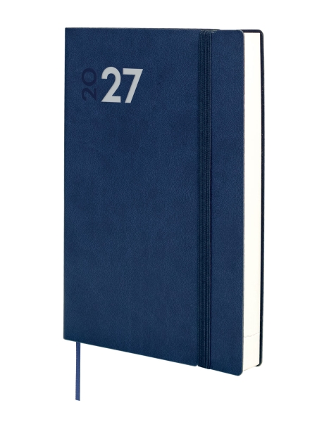 Finocam Dynamic Mara Agenda Profesional en Catalan - Anual 2027 - 1 Dia por Pagina - Formato Y10 - 140x204mm - Goma Elastica - Tapa Blanda de PU - Esquinas Microperforadas - Papel de 80g/m2 - Color Azul Finocam Dynamic Mara Agenda Profesional en Catalan - Anual 2027 - 1 Dia por Pagina - Formato Y10 - 140x204mm - Goma Elastica - Tapa Blanda de PU - Esquinas Microperforadas - Papel de 80g/m2 - Color Azul