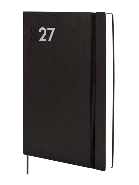 Finocam Dynamic Mara Agenda Profesional - Anual 2027 - 1 Dia por Pagina - Formato Y11 - 165x240mm - Goma Elastica - Tapa Blanda de PU - Esquinas Microperforadas - Papel de 80g/m2 - Color Negro Finocam Dynamic Mara Agenda Profesional - Anual 2027 - 1 Dia por Pagina - Formato Y11 - 165x240mm - Goma Elastica - Tapa Blanda de PU - Esquinas Microperforadas - Papel de 80g/m2 - Color Negro