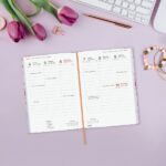 Finocam Dynamic Berlin Hojas Agenda Profesional - Anual 2027 - Semana Vista Vertical - 140x204mm - Goma Elastica - Tapa Dura Acolchada - Esquinas Microperforadas - Papel de 80g/m2 - Multicolor - immagine 3