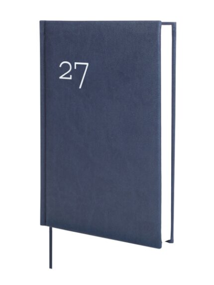Finocam Dynamic Milano Agenda Profesional - Anual 2027 - 1 Dia por Pagina - Formato Y10 - 140x204mm - Cinta Punto - Tapa Dura Acolchada - Esquinas Microperforadas - Papel de 80g/m2 - Color Azul