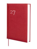 Finocam Dynamic Milano Agenda Profesional - Anual 2027 - 1 Dia por Pagina - Formato Y10 - 140x204mm - Cinta Punto - Tapa Dura Acolchada - Esquinas Microperforadas - Papel de 80g/m2 - Color Burdeos
