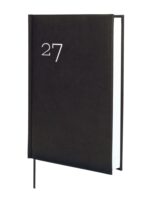Finocam Dynamic Milano Agenda Profesional en Catalan - Anual 2027 - 1 Dia por Pagina - Formato Y10 - 140x204mm - Tapa Dura Acolchada - Esquinas Microperforadas - Papel de 80g/m2 - Color Negro
