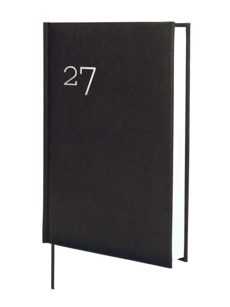 Finocam Dynamic Milano Agenda Profesional en Catalan - Anual 2027 - 1 Dia por Pagina - Formato Y10 - 140x204mm - Tapa Dura Acolchada - Esquinas Microperforadas - Papel de 80g/m2 - Color Negro