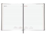 Finocam Dynamic Milano Agenda Profesional - Anual 2027 - 1 Dia por Pagina - Formato Y12 - 210x270mm - Cinta Punto - Tapa Dura Acolchada - Esquinas Microperforadas - Papel de 80g/m2 - Color Negro - immagine 2