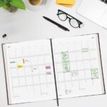 Finocam Dynamic Milano Agenda Profesional Internacional - Anual 2027 - 2 Paginas por Dia - 210x270mm - Cinta Punto - Tapa Dura Acolchada - Esquinas Microperforadas - Papel de 70g/m2 - Color Negro - immagine 3