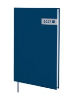 Finocam Dynamic Porto Agenda Profesional - Anual 2027 - Semana Vista Vertical - Formato Y10 - 140x204mm - Tapa Dura de Carton Forrado - Esquinas Microperforadas - Papel de 80g/m2 - Color Azul