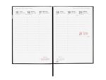 Finocam Dynamic Porto Agenda Profesional - Anual 2027 - Semana Vista Vertical - Formato Y10 - 140x204mm - Tapa Dura de Carton Forrado - Esquinas Microperforadas - Papel de 80g/m2 - Color Negro - immagine 2