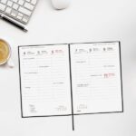 Finocam Dynamic Porto Agenda Profesional - Anual 2027 - Semana Vista Vertical - Formato Y10 - 140x204mm - Tapa Dura de Carton Forrado - Esquinas Microperforadas - Papel de 80g/m2 - Color Negro - immagine 3