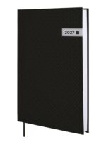 Finocam Dynamic Porto Agenda Profesional - Anual 2027 - 1 Dia por Pagina - Formato Y11 - 165x240mm - Cinta Punto - Tapa Dura de Carton Forrado - Esquinas Microperforadas - Papel de 80g/m2 - Color Negro