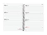 Finocam Espiral Basics Opaque Agenda - Anual 2027 - Semana Vista Horizontal - Formato E10 - 155x212mm - Espiral - Tapa de Polipropileno - Esquinas Microperforadas - Papel de 80g/m2 - Color Negro - immagine 2