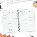Finocam Espiral Basics Opaque Agenda - Anual 2027 - Semana Vista Vertical - Formato E10 - 155x212mm - Espiral - Tapa de Polipropileno - Esquinas Microperforadas - Papel de 80g/m2 - Color Negro - immagine 3
