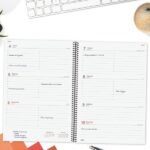 Finocam Espiral Basics Opaque Agenda - Anual 2027 - Semana Vista Horizontal - Formato E40 - 210x297mm - Espiral - Tapa de Polipropileno - Esquinas Microperforadas - Papel de 80g/m2 - Color Negro - immagine 3