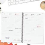Finocam Espiral Basics Opaque Agenda Profesional - Anual 2027 - Semana Vista Vertical - Formato E40 - 210x297mm - Espiral - Tapa de Polipropileno - Esquinas Microperforadas - Papel de 80g/m2 - Color Negro - immagine 3