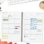 Finocam Espiral Basics Opaque Agenda Profesional - Anual 2027 - Semana Vista Vertical - Formato E40 - 210x297mm - Espiral - Tapa de Polipropileno - Esquinas Microperforadas - Papel de 80g/m2 - Color Negro - immagine 4