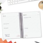 Finocam Espiral Basics Opaque Agenda - Anual 2027 - 1 Dia por Pagina - Formato E10 - 155x212mm - Espiral - Tapa de Polipropileno - Esquinas Microperforadas - Papel de 70g/m2 - Color Negro - immagine 3