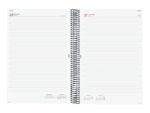 Finocam Espiral Basics Opaque Agenda - Anual 2027 - 1 Dia por Pagina - Formato E40 - 210x297mm - Espiral - Tapa de Polipropileno - Esquinas Microperforadas - Papel de 70g/m2 - Color Negro - immagine 2