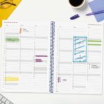 Finocam Espiral Basics Year Agenda - Anual 2027 - Semana Vista Horizontal - Formato E40 - 210x297mm - Espiral - Tapa de Polipropileno - Esquinas Microperforadas - Papel de 80g/m2 - Color Azul - immagine 4