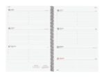 Finocam Espiral Basics Year Agenda - Anual 2027 - Semana Vista Horizontal - Formato E40 - 210x297mm - Espiral - Tapa de Polipropileno - Esquinas Microperforadas - Papel de 80g/m2 - Color Negro - immagine 2