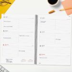 Finocam Espiral Basics Year Agenda - Anual 2027 - Semana Vista Horizontal - Formato E40 - 210x297mm - Espiral - Tapa de Polipropileno - Esquinas Microperforadas - Papel de 80g/m2 - Color Negro - immagine 3