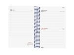 Finocam Espiral Basics Year Agenda - Anual 2027 - 1 Dia por Pagina - Formato E5 - 117x181mm - Espiral - Tapa de Polipropileno - Esquinas Microperforadas - Papel de 70g/m2 - Color Azul - immagine 2