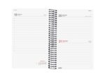 Finocam Espiral Basics Year Agenda - Anual 2027 - 1 Dia por Pagina - Formato E5 - 117x181mm - Espiral - Tapa de Polipropileno - Esquinas Microperforadas - Papel de 70g/m2 - Color Negro - immagine 2