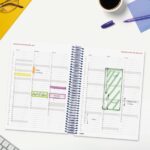 Finocam Espiral Basics Year Agenda - Anual 2027 - 1 Dia por Pagina - Formato E10 - 155x212mm - Espiral - Tapa de Polipropileno - Esquinas Microperforadas - Papel de 70g/m2 - Color Azul - immagine 4