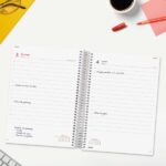 Finocam Espiral Basics Year Agenda - Anual 2027 - 1 Dia por Pagina - Formato E10 - 155x212mm - Espiral - Tapa de Polipropileno - Esquinas Microperforadas - Papel de 70g/m2 - Color Rojo - immagine 3