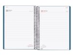 Finocam Espiral Basics My Agenda - Anual 2027 - 1 Dia por Pagina - Formato E10 - 155x212mm - Espiral - Tapa Dura de Carton Forrado - Esquinas Microperforadas - Papel de 70g/m2 - Color Azul - immagine 2