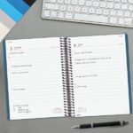 Finocam Espiral Basics My Agenda - Anual 2027 - 1 Dia por Pagina - Formato E10 - 155x212mm - Espiral - Tapa Dura de Carton Forrado - Esquinas Microperforadas - Papel de 70g/m2 - Color Azul - immagine 3