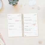 Finocam Trendy Design Collection Goldy Agenda - Anual 2027 - Semana Vista Horizontal - Formato E5 - 117x181mm - Espiral - Tapa de Polipropileno - Esquinas Microperforadas - Papel de 80g/m2 - Multicolor - immagine 3