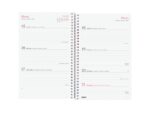 Finocam Trendy Design Collection Flora Agenda - Anual 2027 - Semana Vista Horizontal - Formato E5 - 117x181mm - Espiral - Tapa de Polipropileno - Esquinas Microperforadas - Papel de 80g/m2 - Multicolor - immagine 2