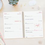 Finocam Trendy Design Collection Goldy Agenda - Anual 2027 - Semana Vista Horizontal - Formato E10 - 155x212mm - Espiral - Tapa de Polipropileno - Esquinas Microperforadas - Papel de 80g/m2 - Multicolor - immagine 3