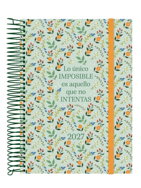 Finocam Trendy Design Collection Imposible Agenda - Anual 2027 - 1 Dia por Pagina - Formato E10 - 155x212mm - Espiral - Tapa de Polipropileno - Esquinas Microperforadas - Papel de 70g/m2 - Multicolor Finocam Trendy Design Collection Imposible Agenda - Anual 2027 - 1 Dia por Pagina - Formato E10 - 155x212mm - Espiral - Tapa de Polipropileno - Esquinas Microperforadas - Papel de 70g/m2 - Multicolor