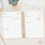 Finocam Trendy Design Collection Goldy Agenda - Anual 2027 - 1 Dia por Pagina - Formato E10 - 155x212mm - Espiral - Tapa de Polipropileno - Esquinas Microperforadas - Papel de 70g/m2 - Multicolor - immagine 3