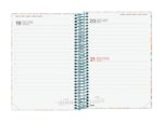 Finocam Moda Espiga Agenda Internacional - Anual 2027 - 1 Dia por Pagina - 140x204mm - Goma Elastica - Tapa Dura de Carton Forrado - Esquinas Microperforadas - Papel de 80g/m2 - Multicolor - immagine 2