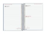 Finocam Moda Agenda Internacional - Anual 2027 - 1 Dia por Pagina - 140x204mm - Goma Elastica - Tapa Dura de Carton Forrado - Esquinas Microperforadas - Papel de 80g/m2 - Color Azul - immagine 2