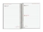 Finocam Moda Agenda Internacional - Anual 2027 - 1 Dia por Pagina - 140x204mm - Goma Elastica - Tapa Dura de Carton Forrado - Esquinas Microperforadas - Papel de 80g/m2 - Color Negro - immagine 2