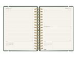 Finocam Haiku Agenda - Anual 2027 - 1 Dia por Pagina - Formato E10 - 155x212mm - Espiral Doble - Tapa Dura de Tacto Suave - Goma Elastica - Papel de 95g/m2 - Color Verde - immagine 2