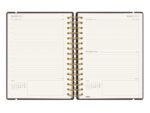 Finocam Haiku Agenda - Anual 2027 - 1 Dia por Pagina - Formato E10 - 155x212mm - Espiral Doble - Tapa Dura de Tacto Suave - Goma Elastica - Papel de 95g/m2 - Color Negro - immagine 2