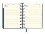 Finocam Tempus Agenda - Anual 2027 - 1 Dia por Pagina - 155x217mm - Espiral Doble - Tapa Extradura de Polipropileno - 2 Cintas Marcapaginas - Papel Crema de 80g/m2 - Color Azul - immagine 2
