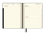 Finocam Tempus Agenda - Anual 2027 - 1 Dia por Pagina - 155x217mm - Espiral Doble - Tapa Extradura de Polipropileno - 2 Cintas Marcapaginas - Papel Crema de 80g/m2 - Color Negro - immagine 2