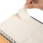 Finocam Tempus Agenda - Anual 2027 - 1 Dia por Pagina - 155x217mm - Espiral Doble - Tapa Extradura de Polipropileno - 2 Cintas Marcapaginas - Papel Crema de 80g/m2 - Color Negro - immagine 3