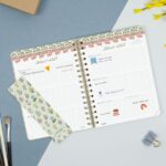 Finocam Martabge Agenda - Anual 2027 - Semana Vista Horizontal - Formato E10 - 155x212mm - Espiral Doble - Tapa Dura de Carton Forrado - Esquinas Microperforadas - Papel de 80g/m2 - Color Azul - immagine 3