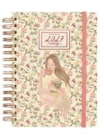 Finocam Martabge Agenda - Anual 2027 - 1 Dia por Pagina - Formato E10 - 155x212mm - Espiral Doble - Tapa Dura de Carton Forrado - Esquinas Microperforadas - Papel de 80g/m2 - Color Rosa