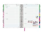 Finocam Talkual Plan Agenda - Anual 2027 - Semana Vista Horizontal - 155x217mm - Espiral Doble - Tapa Dura - Goma Elastica - Papel de 90g/m2 - Cinta Punto - Notas Adhesivas Surtidas - Multicolor - immagine 2