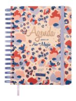 Finocam Talkual Magia Agenda - Anual 2027 - 1 Dia por Pagina - 155x217mm - Espiral Doble - Tapa Dura - Goma Elastica - Papel de 80g/m2 - Cinta Punto - Notas Adhesivas Surtidas - Multicolor
